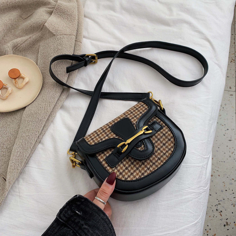 SALLY - LEOPARD | HOUNDSTOOTH - HANDBAG