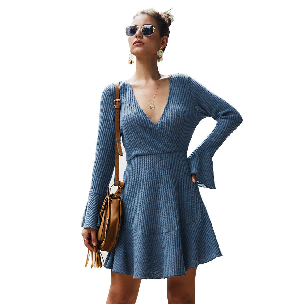 LISETTE - V-NECK - DRESS