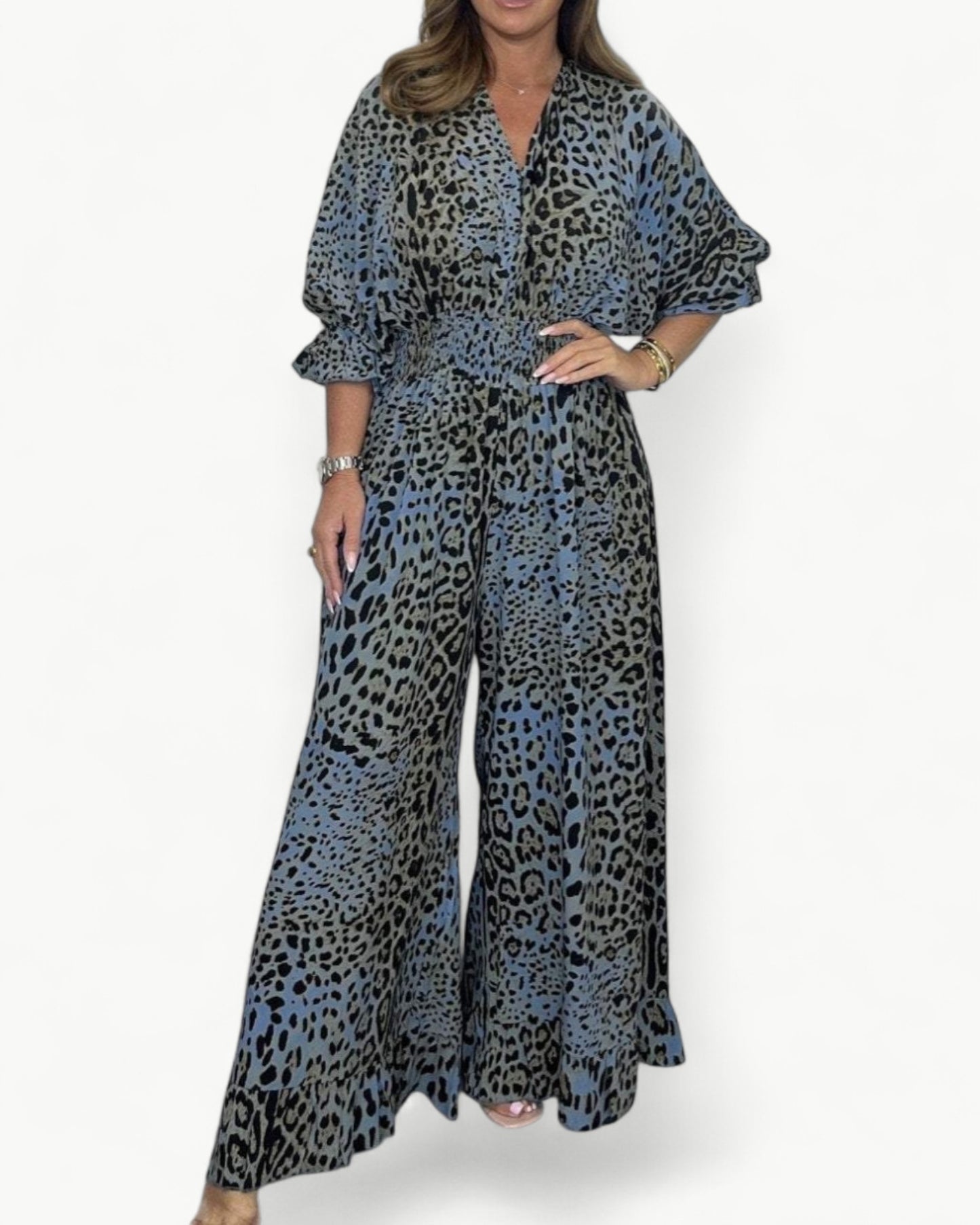 LOÏS – Leopard casual jumpsuit
