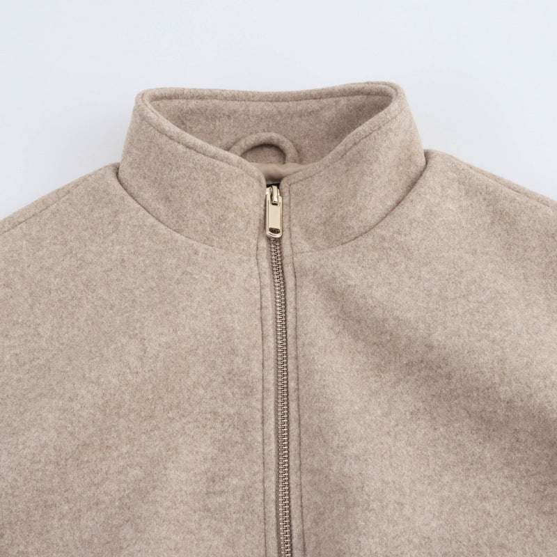 BONNIE – Autumn & winter funnel-neck jacket
