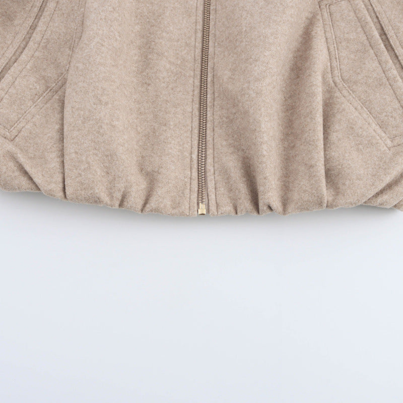BONNIE – Autumn & winter funnel-neck jacket