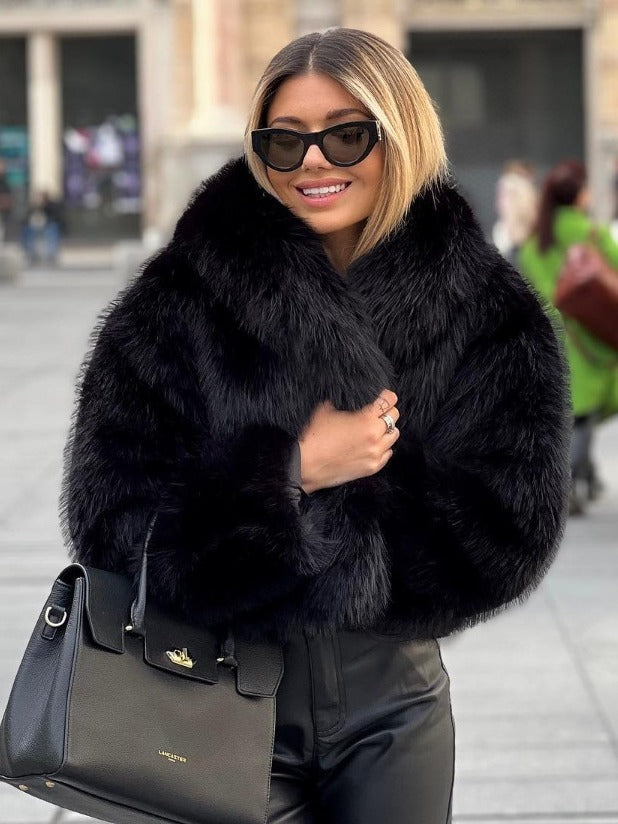 MARTHA - Artic faux fur jacket