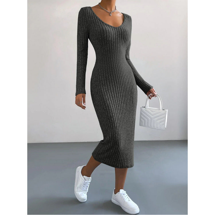 CHRISTY - KNITTED & SLIM - DRESS