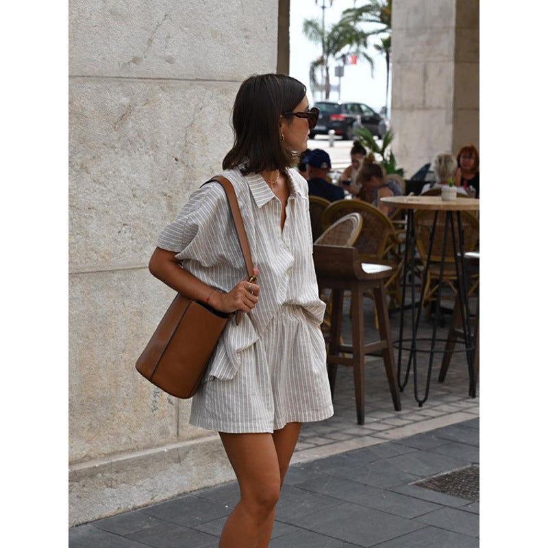 NOUR – Striped 2-Piece Set