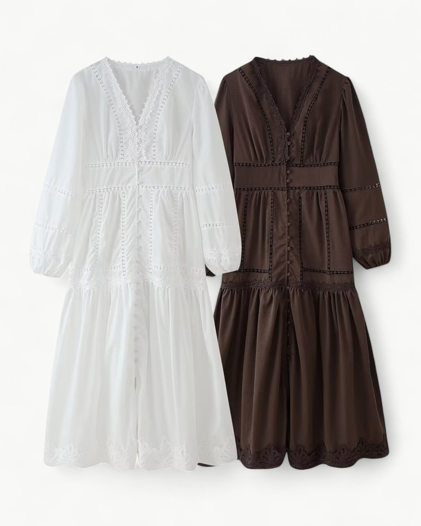 MADELEINE – Embroidered hollow dress