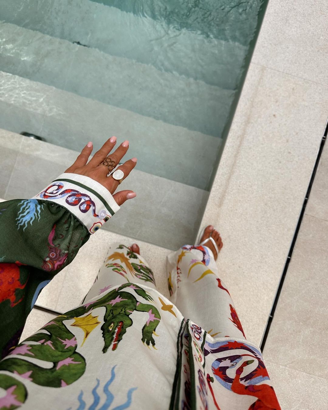 ÉLODIE – Stylish set with shirt & pants | Perfect for everyday & vacation