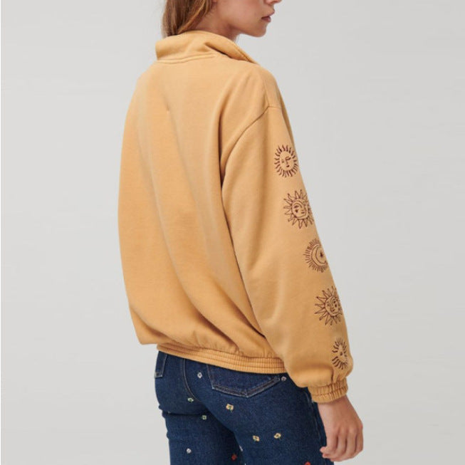 ASHLEY - HALF ZIP - SWEATSHIRT