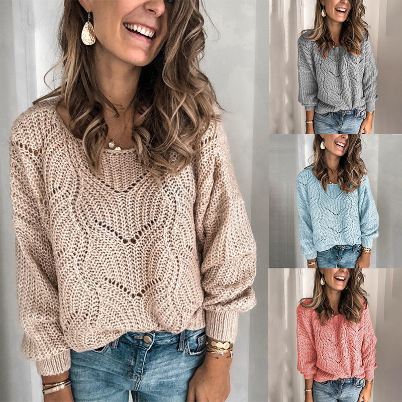 JILL – Round neck knitted pullover