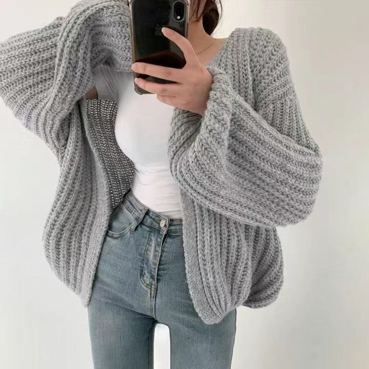 CLAIRE – Chunky knit cardigan