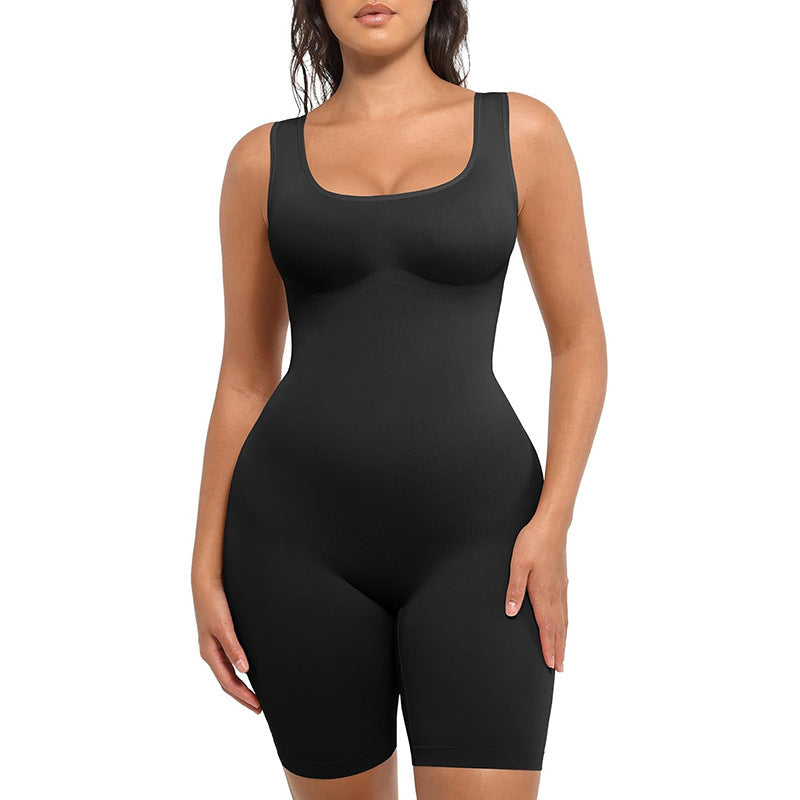 Shapewear round neck bodysuit