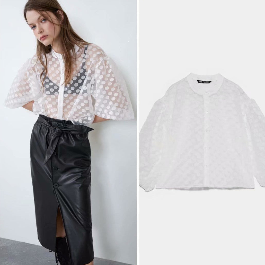 JENNY - PRICKLY & TRANSPARENT - TOP