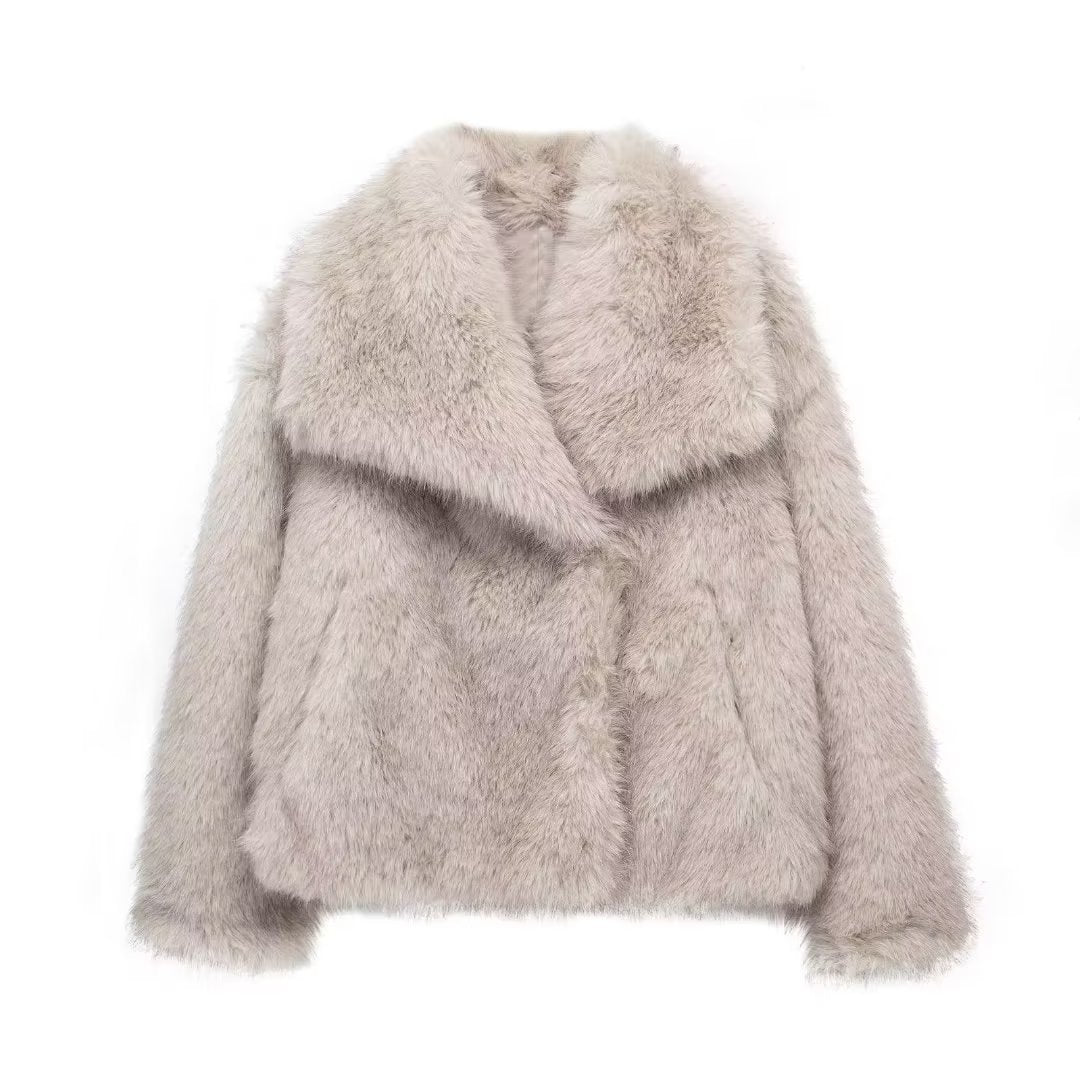 MARTHA - Artic faux fur jacket
