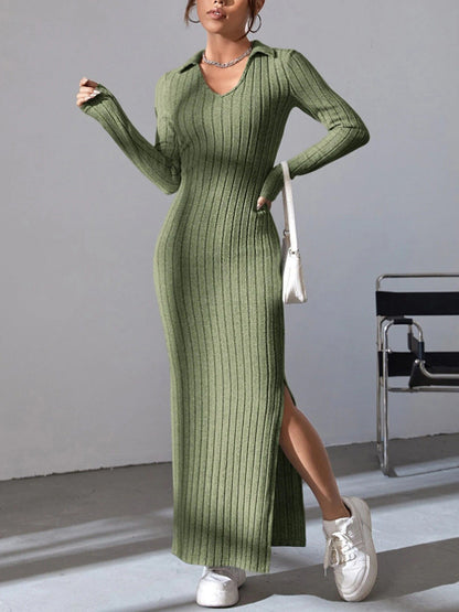 AMINA - KNITTED & SLIM - DRESS