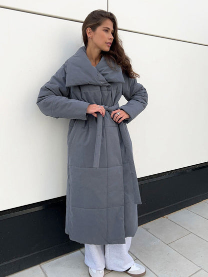 JULIE - LONG COAT - HIGH COLLAR