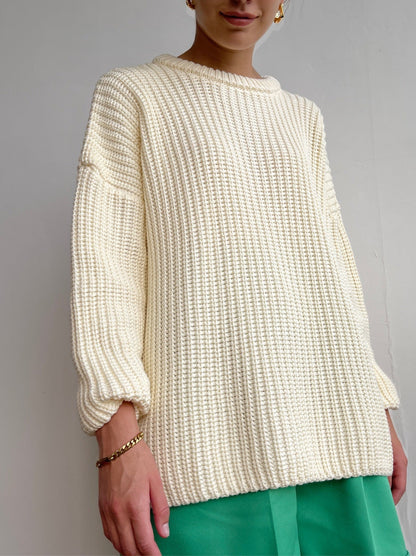 WILMA – Chunky Knit Oversized Sweater | Soft and Relaxed in Pastel