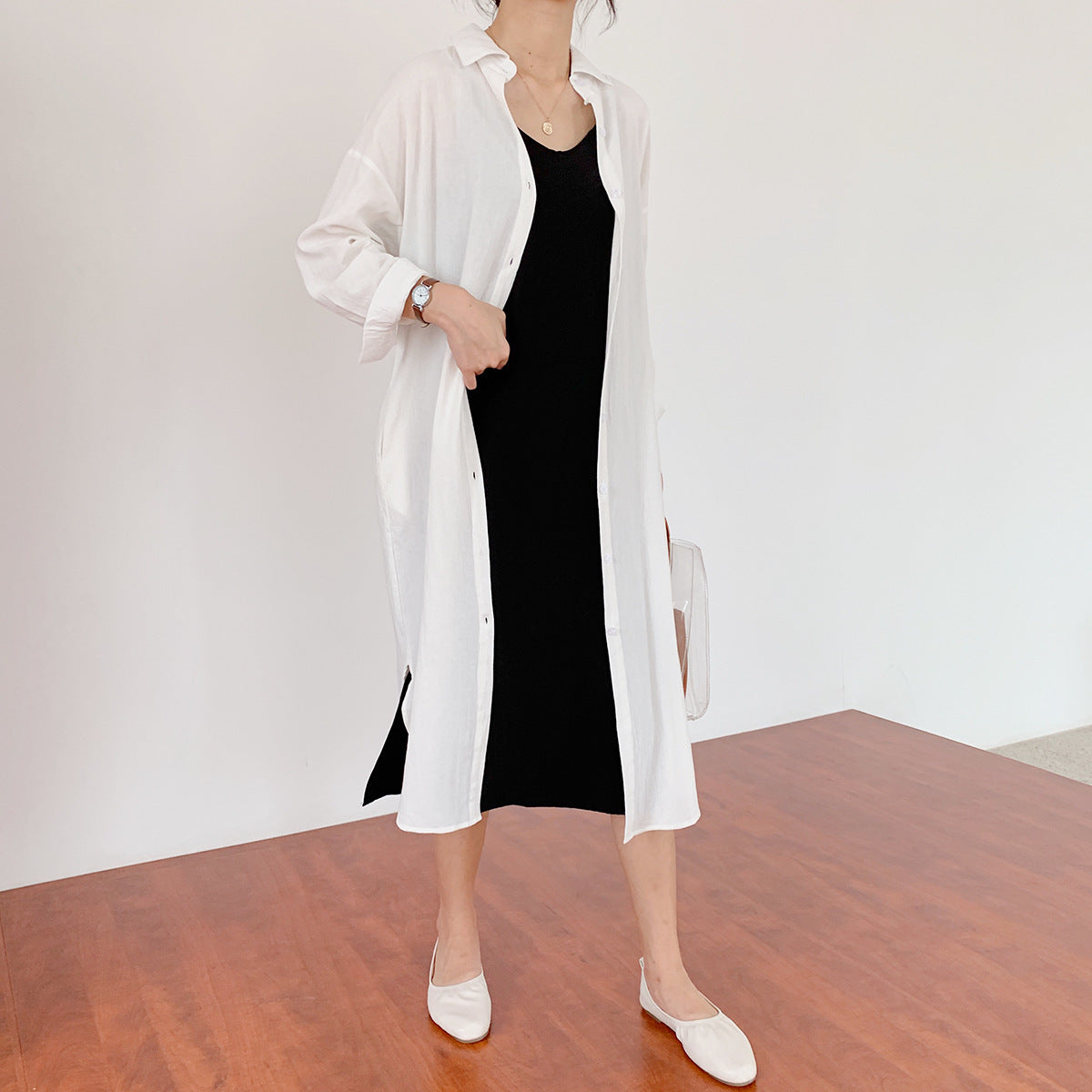 ANAÏS – Long Shirt in Timeless Design | Sleek & Versatile