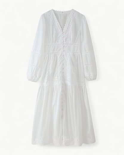 MADELEINE – Embroidered hollow dress