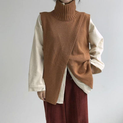 ESTER - KNITTED - POLO VEST