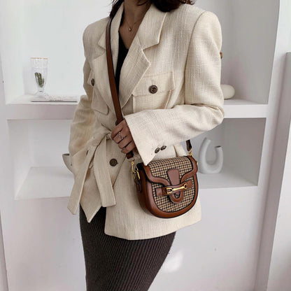 SALLY - LEOPARD | HOUNDSTOOTH - HANDBAG