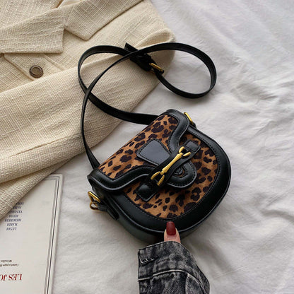 SALLY - LEOPARD | HOUNDSTOOTH - HANDBAG