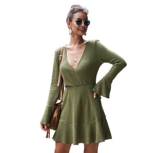 LISETTE - V-NECK - DRESS