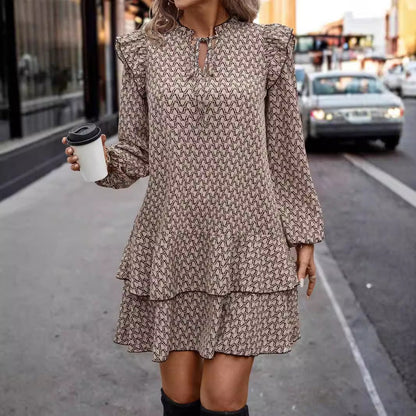 NATHALIE - LONG-SLEEVED - DRESS