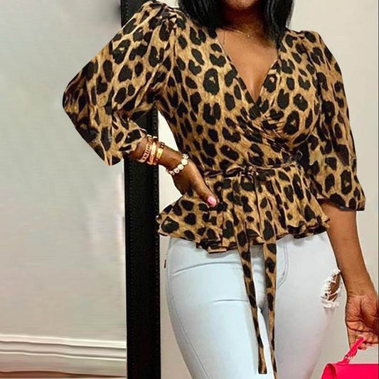HILMA - LEOPARD - BLOUSE