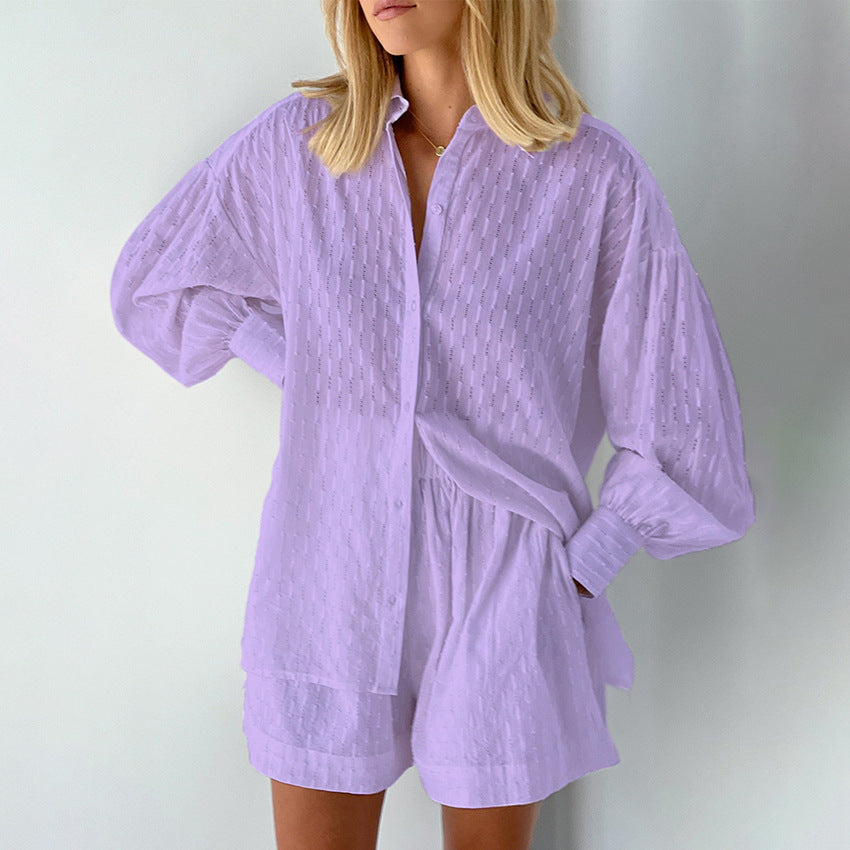 ELENA – Light & stylish 2-piece set | Shirt & shorts
