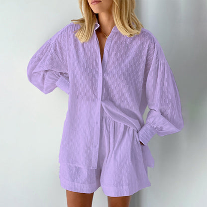 ELENA – Light & stylish 2-piece set | Shirt & shorts