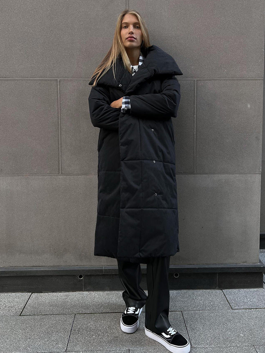 JULIE - LONG COAT - HIGH COLLAR