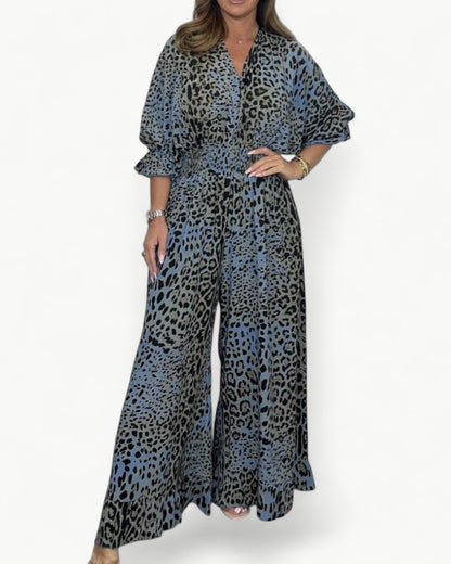 LOÏS – Leopard casual jumpsuit