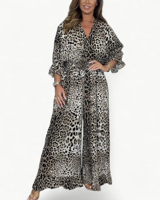 LOÏS – Leopard casual jumpsuit
