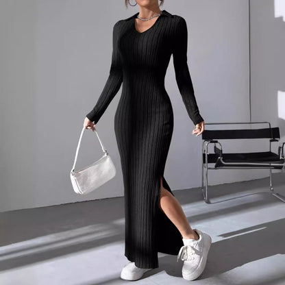 AMINA - KNITTED & SLIM - DRESS