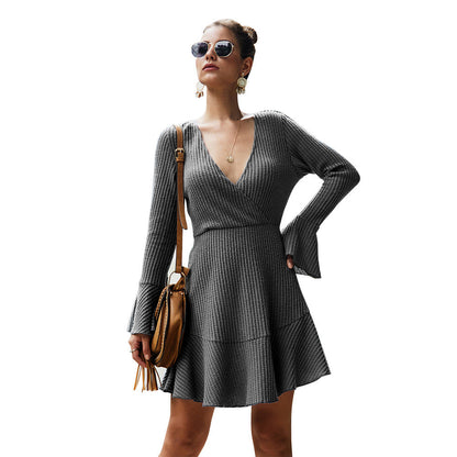 LISETTE - V-NECK - DRESS