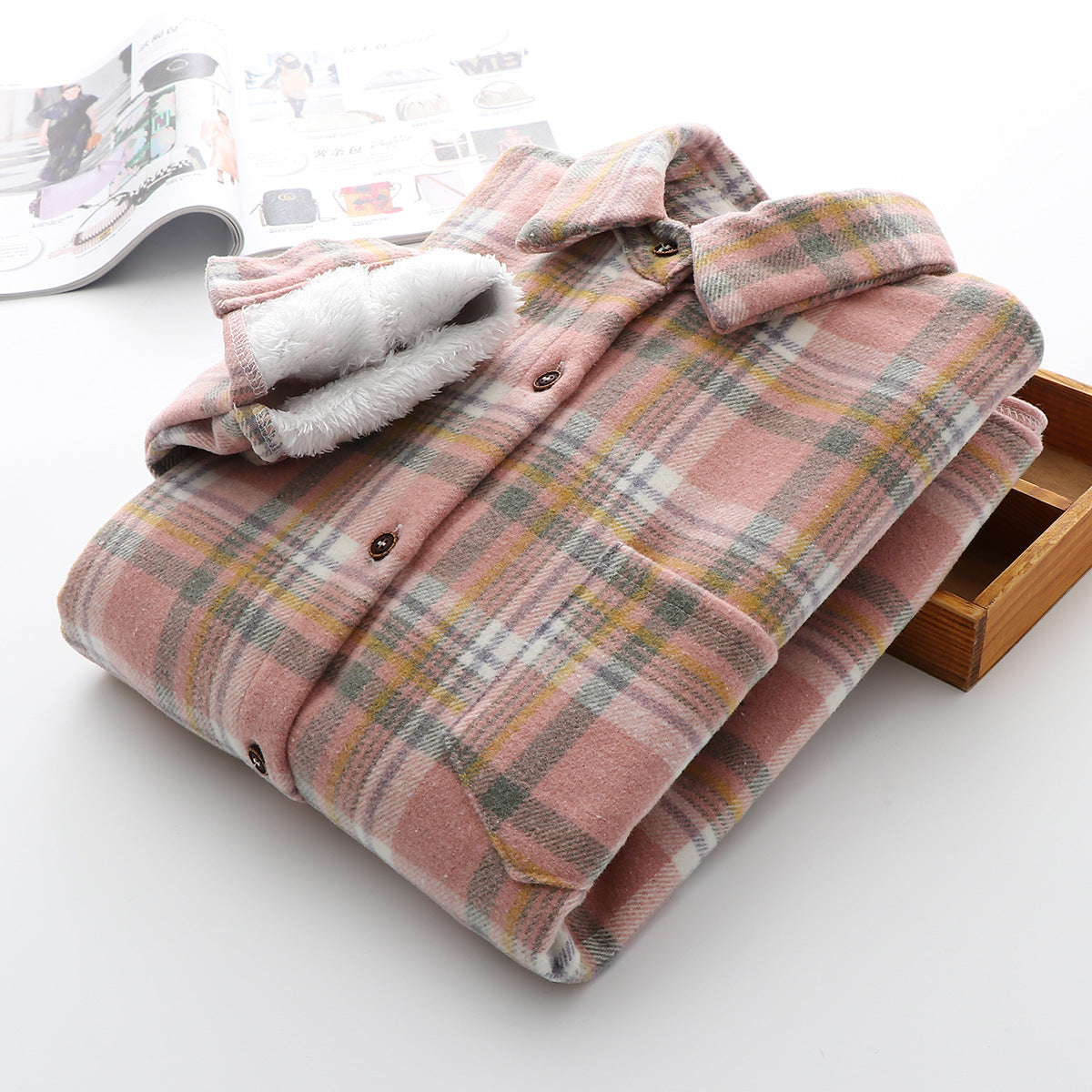 GRETA - Padded Flannel Shirt