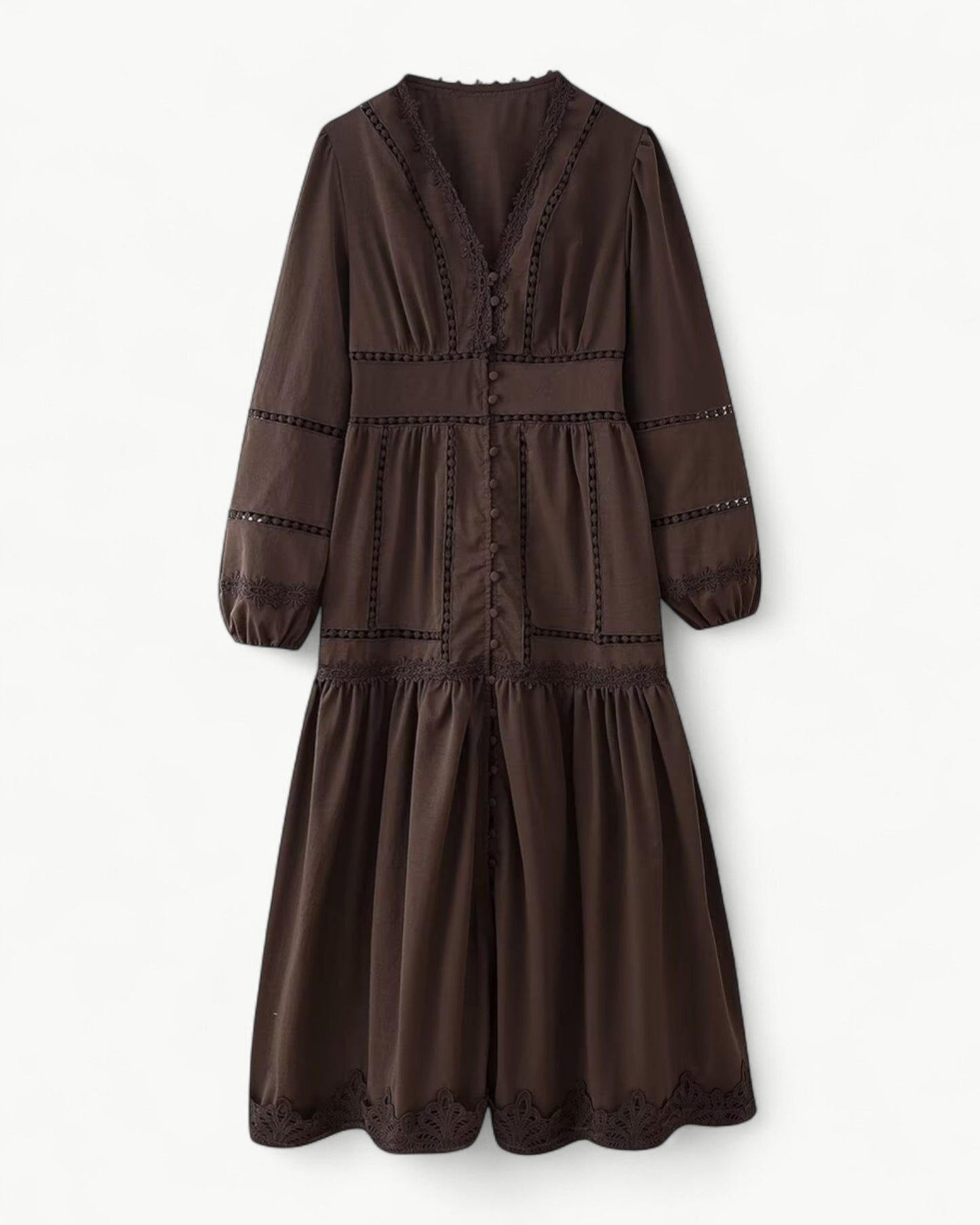 MADELEINE – Embroidered hollow dress