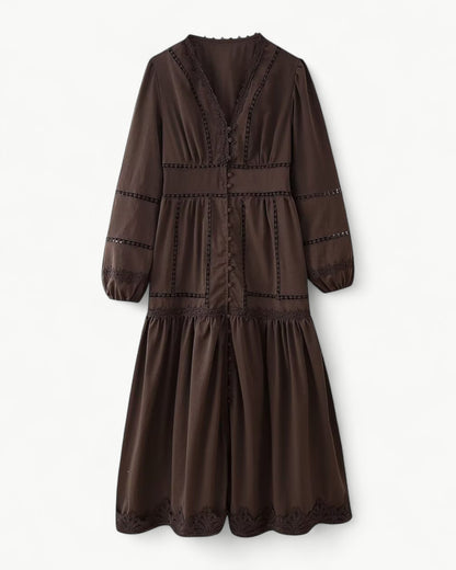MADELEINE – Embroidered hollow dress