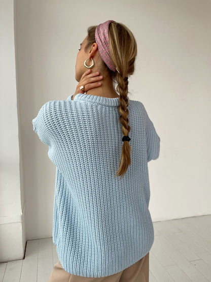 WILMA – Chunky Knit Oversized Sweater | Soft and Relaxed in Pastel