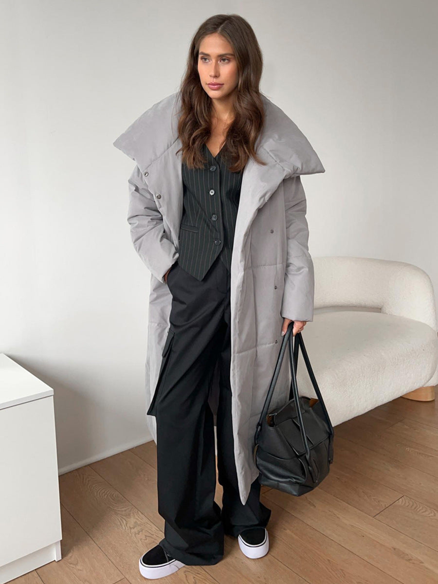 JULIE - LONG COAT - HIGH COLLAR