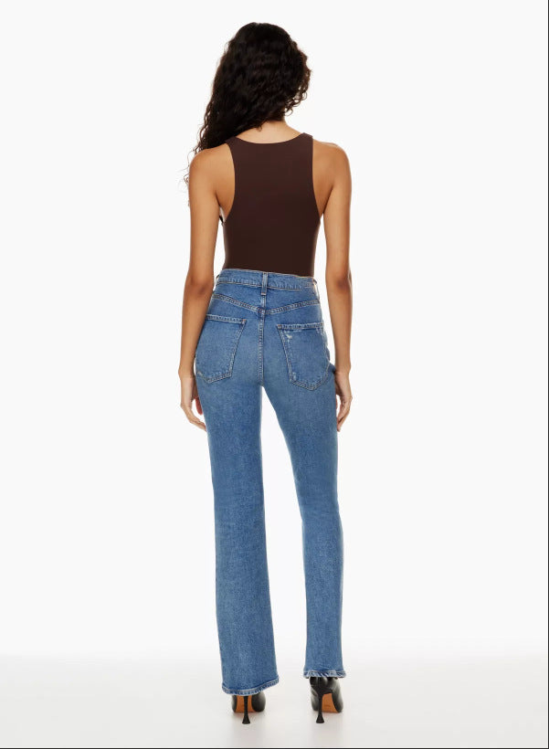 ELINA - HIGH, SLIM & STRAIGHT - JEANS