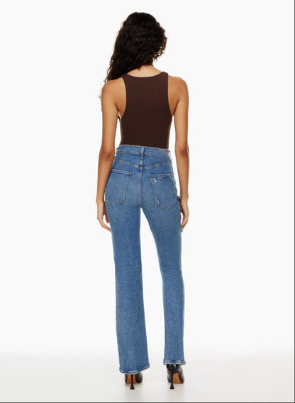 ELINA - HIGH, SLIM & STRAIGHT - JEANS