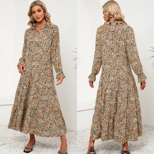 SIMONE - FLOWERY & LONG - DRESS