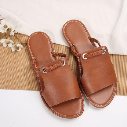 HAILEY – Braided slip-on sandals