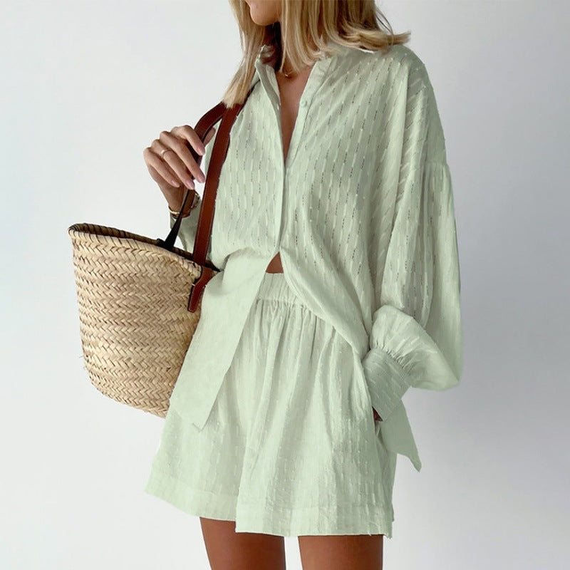 ELENA – Light & stylish 2-piece set | Shirt & shorts