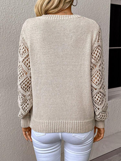 ELVIRA - KNITTED & V-NECK SWEATER