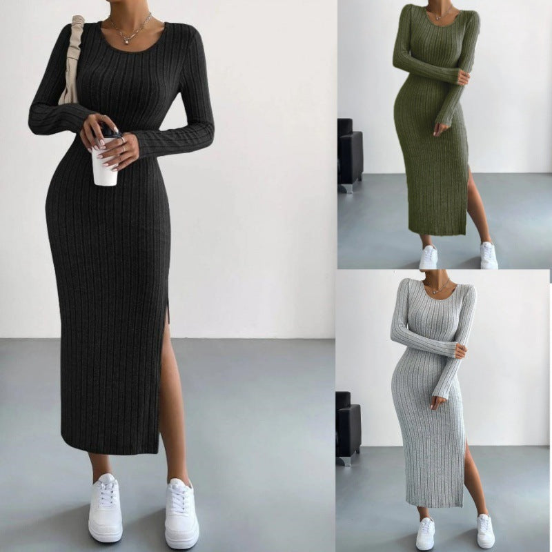 LINDA - KNITTED & SLIM - DRESS