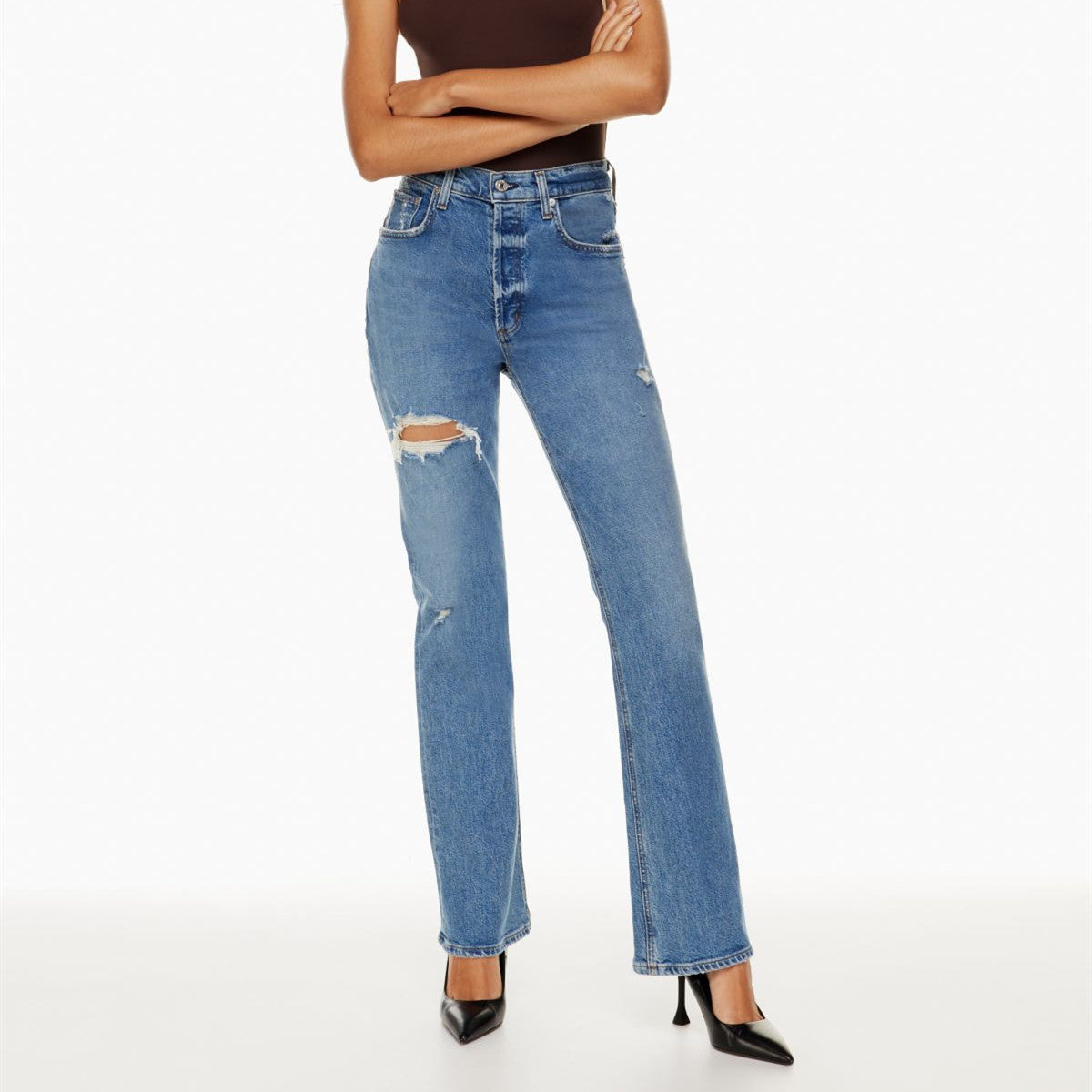 ELINA - HIGH, SLIM & STRAIGHT - JEANS