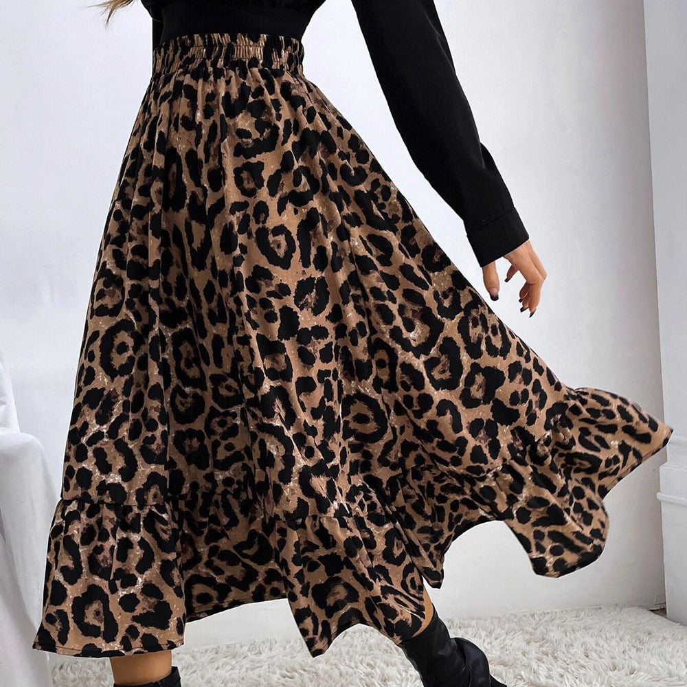 LINA - LEOPARD - SKIRT