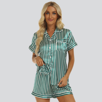 FILIPPA – Short satin pajama set