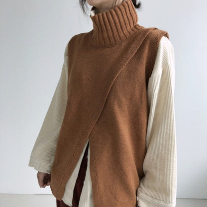 ESTER - KNITTED - POLO VEST